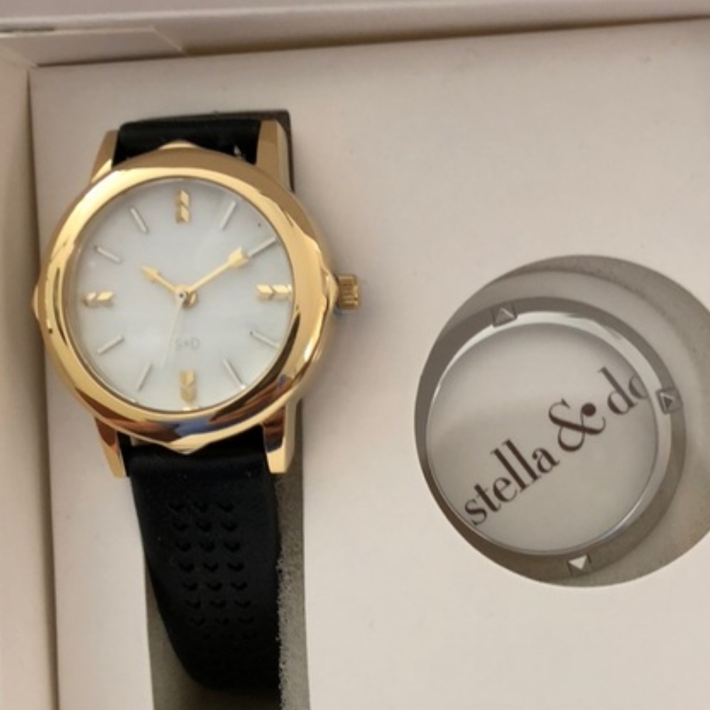 Stella & Dot Icon Watch in Black